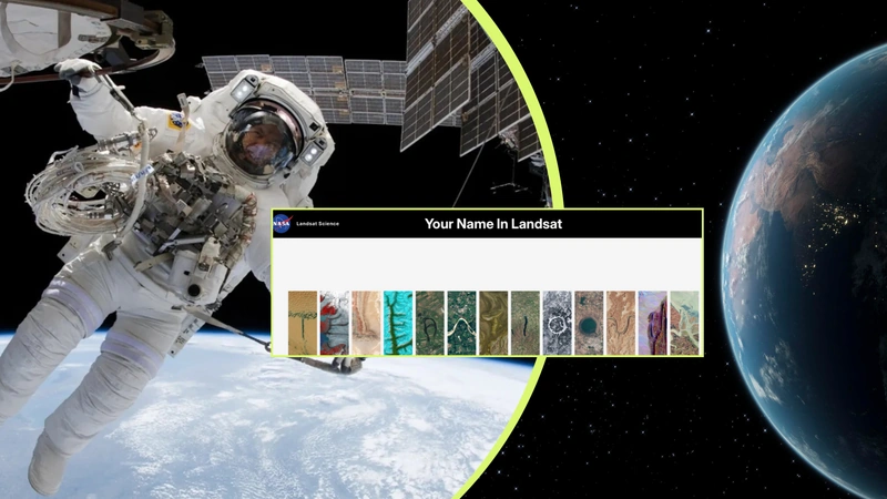 La herramienta no modifica las imágenes ni genera contenido artificial. Cada fragmento corresponde a un registro real captado por satélites en distintas partes del mundo, lo que refuerza su valor informativo. Fotos: NatGeo- captura de pantalla Your Name In Landsat