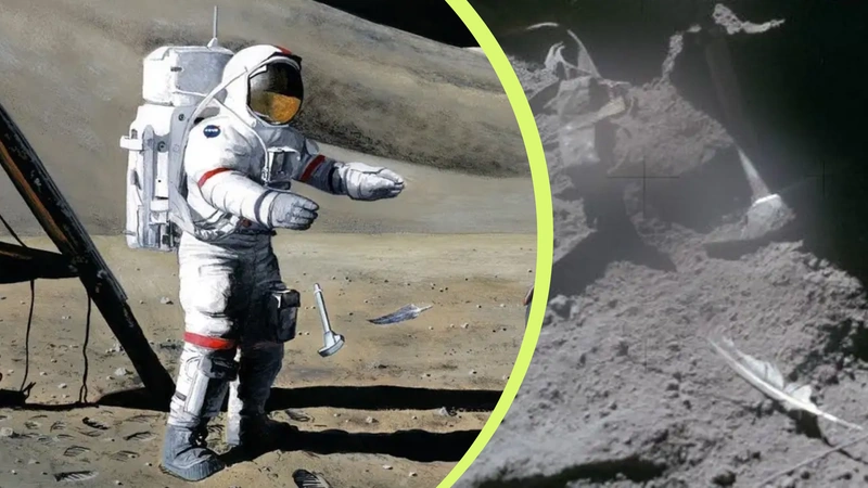 Así fue le xperimento científico que hicieron sobre la Luna. Imágenes: La Razón, National Geographic y la Nasa.