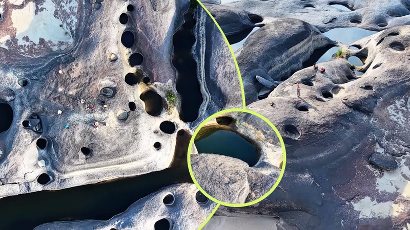 Conoce el Desierto de la Luna que está en Colombia. Captura de pantalla de video de canal de Youtube de Todo se Vale TV.
