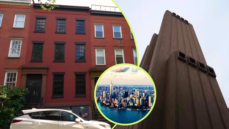 Conozca estas fachadas de Nueva York. Capturas de pantalla del canal de YouTube de Luisito Comunica e imagen de ELLE.