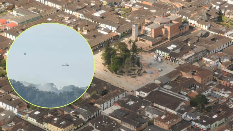 En medio de los operativos de la fuerza pública contra el Clan del Golfo, al menos 40 familias quedaron confinadas. Foto: cortesía.