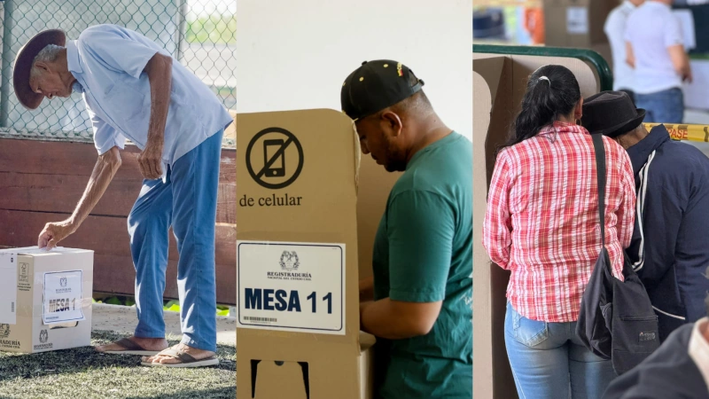 Son 15.801 la mesas de votación ubicadas en los 125 municipios de Antioquia. Fotos: cortesía Registraduría