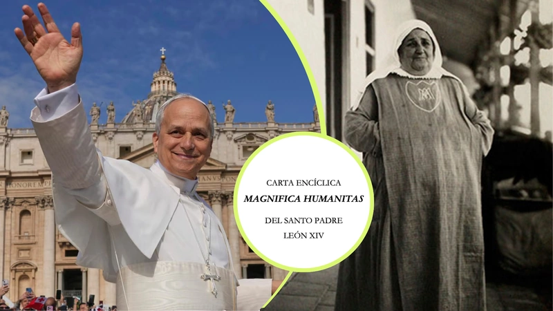 Santa Laura Montoya, la santa antioqueña mencionada en la encíclica Magnifica Humanitas del papa León XIV. Fotos: (AP Foto/Andrew Medichini)- Misioneras de la madre Laura - Revista Vida Nueva