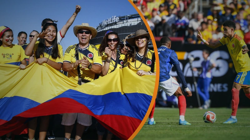 En los 'fan zones' se transmitirán en pantalla gigante los partidos de la selección Colombia. Tomado de FCF y EFE.