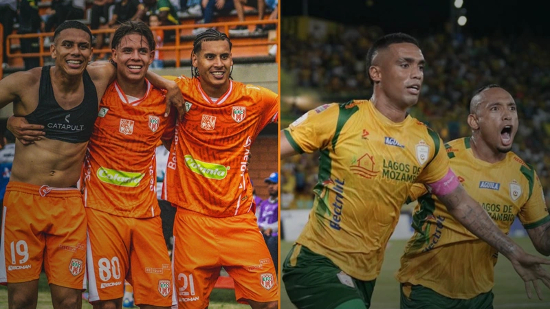 Quien conquiste la final del Torneo BetPlay no asegurará su ascenso directo a la primera división. Tomado de Envigado F.C. y Real Cartagena.