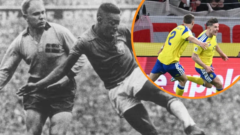 El Mundial de Suecia 1958 fue testigo de la magia del Rey Pelé en sus inicios. Fotos: FIFA.