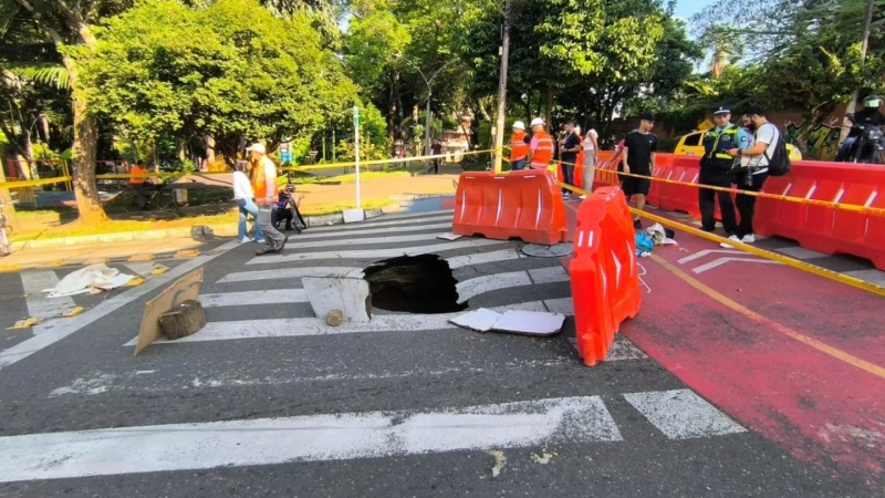 Por ahora, los equipos técnicos trabajan de forma continua para ubicar el punto exacto de la falla y completar la reparación. Foto: cortesía