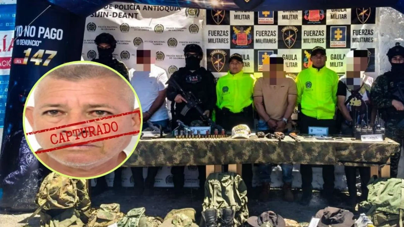 El operativo se desarrolló en la vereda La Florida y estuvo liderado por tropas del Gaula Militar Oriente de la Cuarta Brigada. Foto: cortesía Ejército Nacional