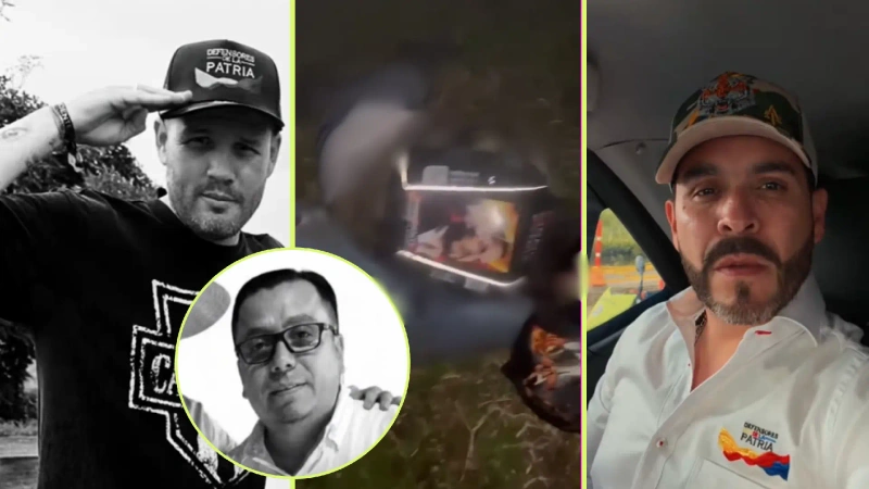 Roger Mauricio Devia y Fabián Cardona habrían sido interceptados por hombres armados en Cubarral, Meta. Foto: Cortesía
