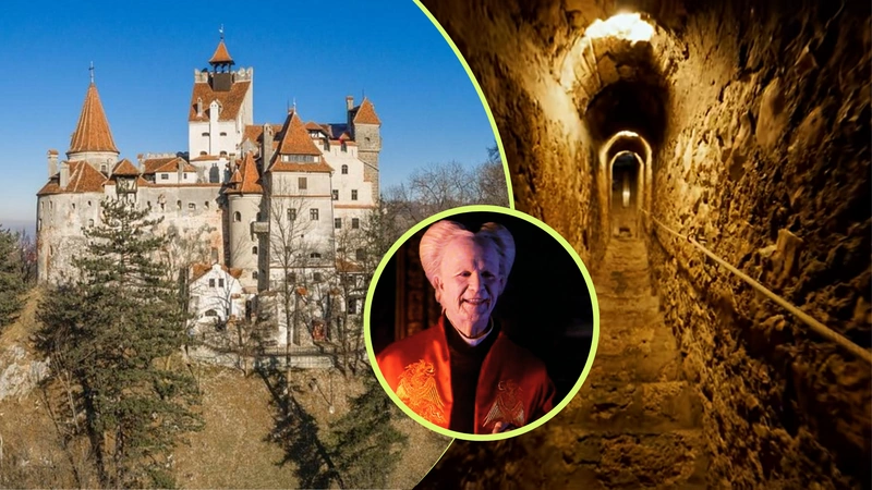 Conoce los detalles del castillo de Drácula. Captura de pantalla de video del canal de YouTube HiClavero, Señal Colombia y Viator.