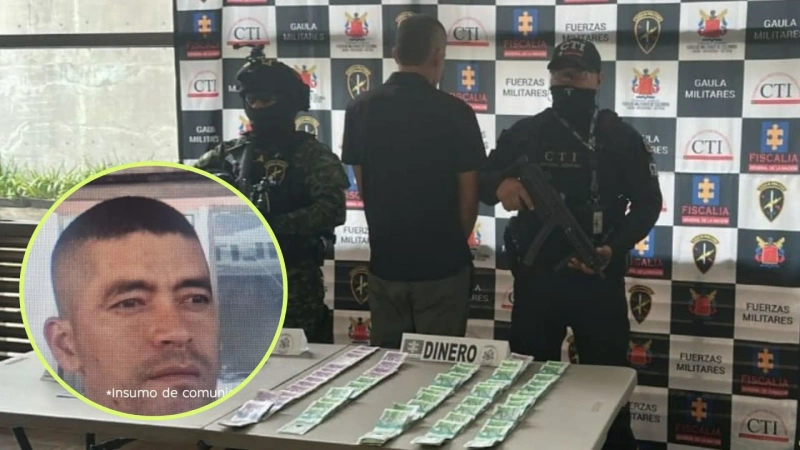 Por decisión de un juez de control de garantías, alias 'el Flaco' deberá cumplir medida de aseguramiento en centro carcelario mientras avanza el proceso judicial. Foto : cortesía.