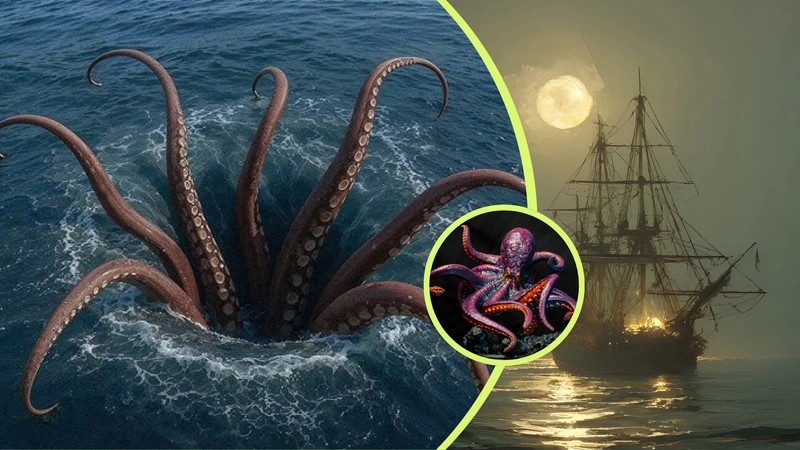 Conoce el hallazgo científico de estos pulpos gigantes. Fotos del canal de YouTube Genial.