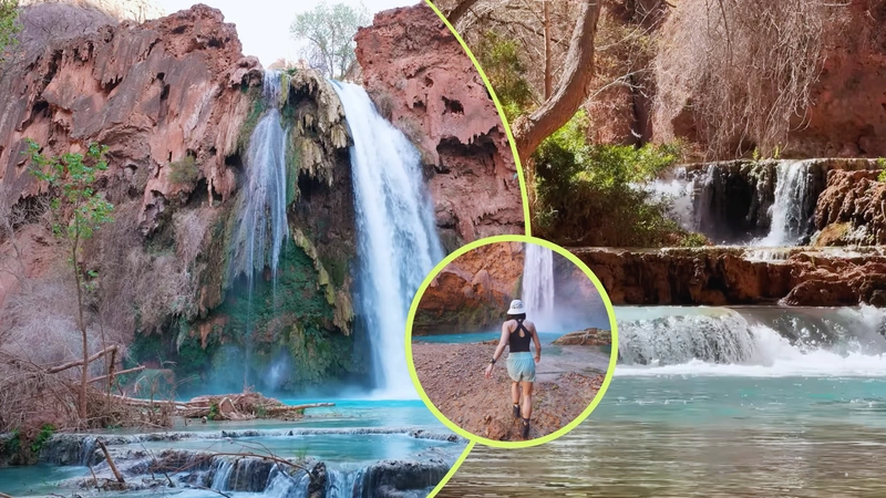 Conozca esta aldea oculta de Estados Unidos. Capturas de pantalla del video del canal de YouTube de Kara and Nate.