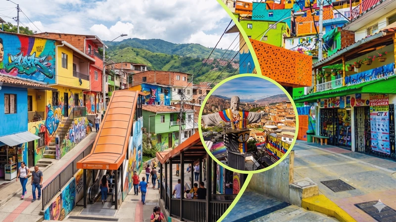 Conozca este proyecto de transformación que ayudó a unos jóvenes de la Comuna 13. Fotos: Infobae, Viator y Medellín Tours.