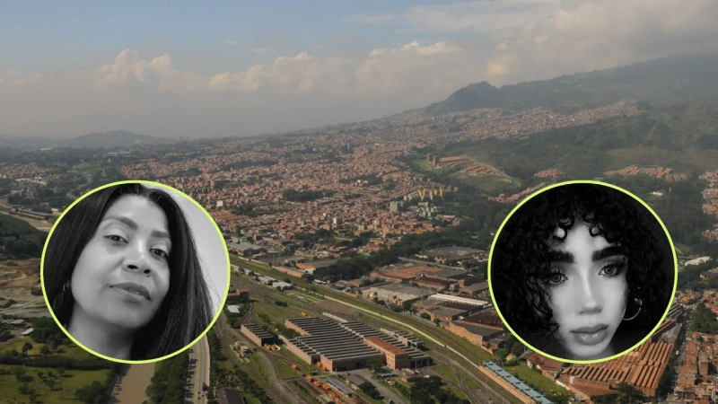 Sandra Cecilia Nogales, lideresa social, y Mariana Ballesteros Restrepo, una mujer trans, fueron asesinadas el 5 y 7 de mayo, respectivamente, en Bello. Foto: cortesía