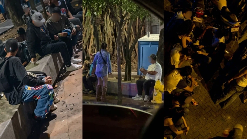 En el Parque del Periodista se sigue viendo el control de la plaza de vicio. Aquí lo que puede y no hacer en el lugar. Fotos: TANoticias y Redes sociales