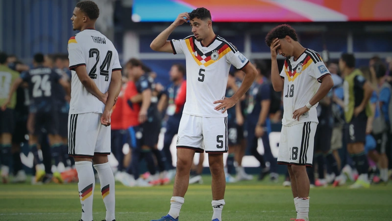 Decepcionante fue la actuación de Alemania durante los dieciseisavos de final del Mundial frente a Paraguay. Foto: AFP.