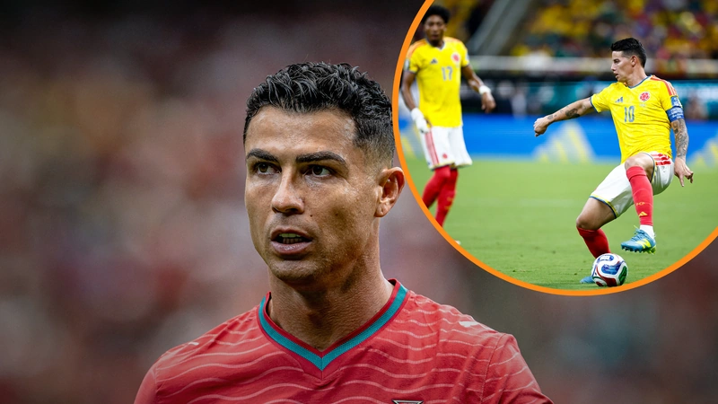 Cristiano Ronaldo reconoce el peligro que representa Colombia en la fase de grupos para Portugal en el Mundial. Foto: AFP.