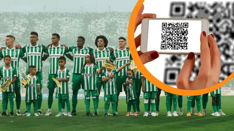 Hinchas de Atlético Nacional en el estadio Atanasio Girardot durante la final de la Liga BetPlay 2026-I, luego de que el club anunciara la devolución de boletas tras la derrota 3-0 ante Junior de Barranquilla. Foto cortesía: @nacionaloficial