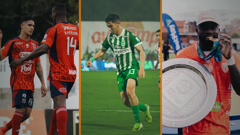 La Copa Colombia se reanudará después del Mundial. Fotos: DIM Oficial, Atlético Nacional y Envigado F.C.