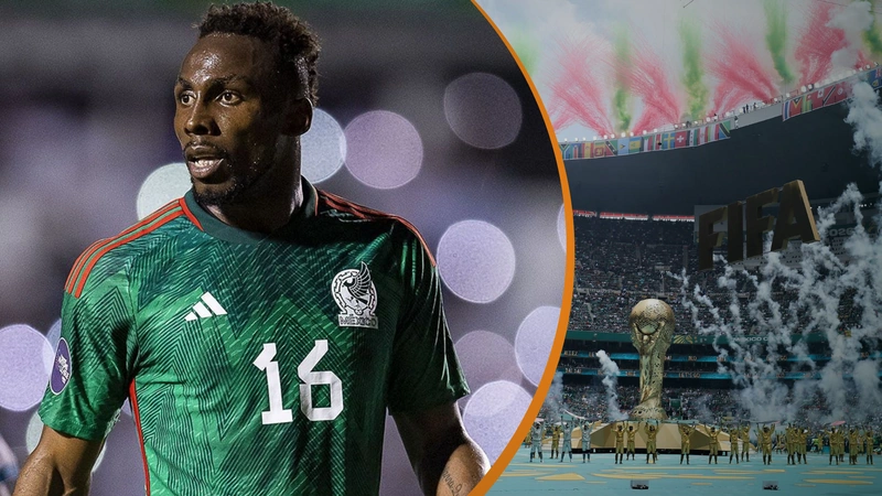 Además de la presencia de Julián Quiñones en México, el árbitro colombiano Nicolás Gallo dirigió en el VAR. Tomado de Fox Deportes y FIFA.