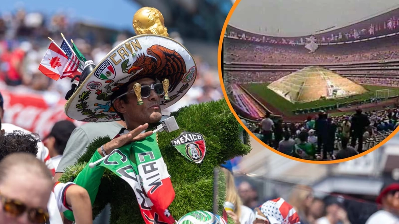 El estadio Azteca, hoy estadio Ciudad de México, tendrá su tercera inauguración mundialista. Tomado de FIFA y screenshot.