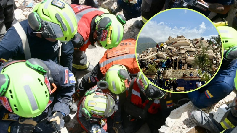 Así viven los rescatistas que buscan sobrevivientes tras los terremotos en Venezuela
