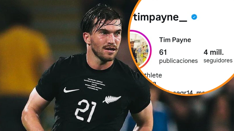 La cuenta de Instagram de Tim Payne ya superó los cuatro millones de seguidores. Tomado de @timpayne_.