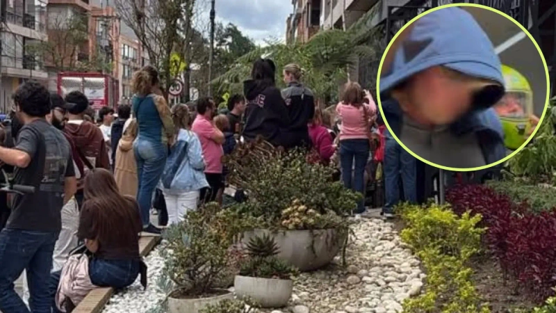 La comunidad fue la que alertó a las autoridades tras el presunto abuso contra un menor Bogotá. Foto: capturas de video