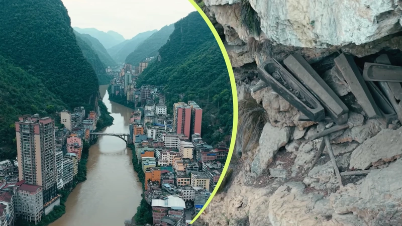 Conozca Yanjin, una de las ciudades más estrechas del mundo.