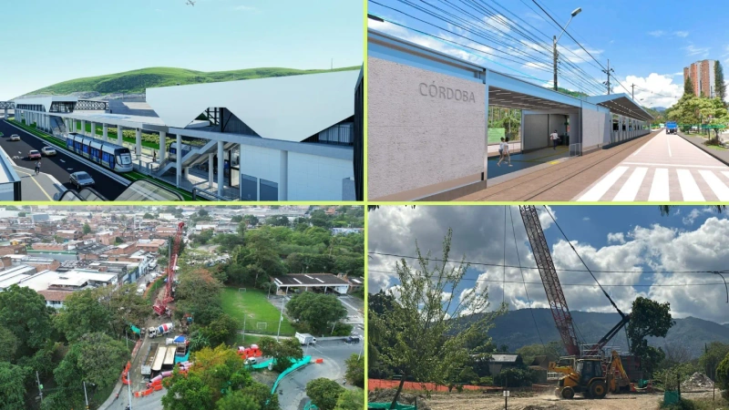 El Metro de la 80 registra un avance general de más del 52 %. Fotos: cortesía Alcaldía de Medellín