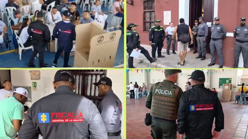 En total, 59 personas fueron capturadas en atención a órdenes judiciales vigentes por varios delitos. Fotos: cortesía Fiscalía