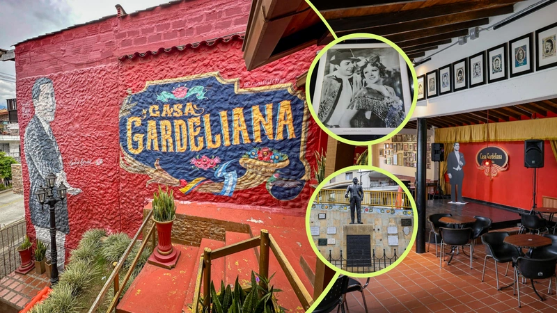 La Casa Gardeliana preserva en Manrique la memoria de Carlos Gardel y el tango. Fotos: Alcaldía de Medellín