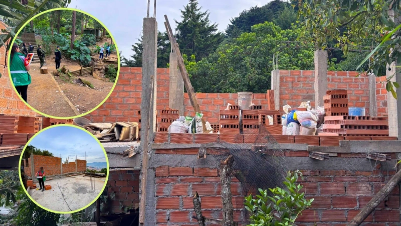 Las estructuras fueron identificadas gracias a un software especializado. Fotos: cortesía Alcaldía de Medellín