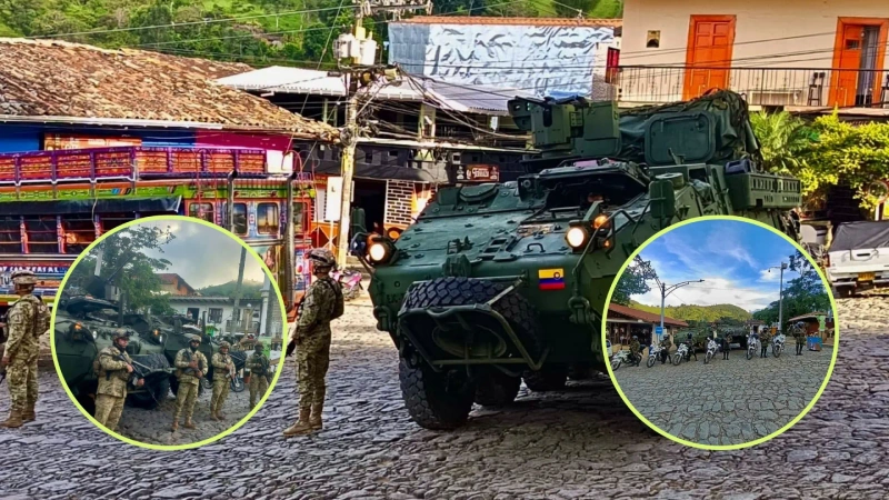 La Séptima División del Ejército coordina desde Antioquia el dispositivo de seguridad para la jornada electoral. Fotos: cortesía Ejército Nacional