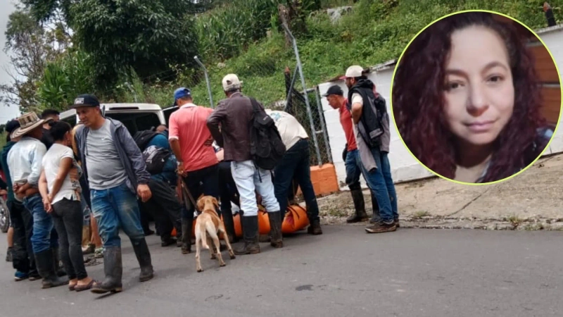 La mujer estaba desaparecida desde el pasado martes, 2 de junio, en Yarumal. Fotos: cortesía