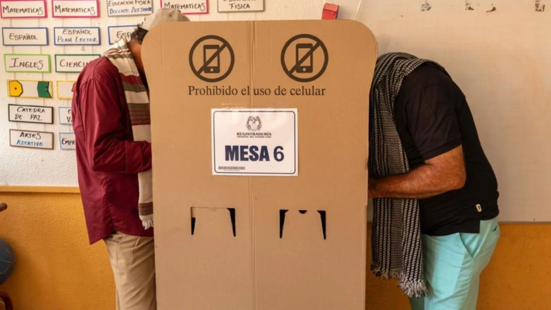 La medida busca prevenir casos de constreñimiento electoral y garantizar que los ciudadanos ejerzan su derecho al voto de manera libre y secreta. Foto: cortesía Registraduría
