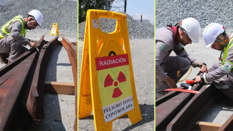 Con estas inspecciones, el Metro de Medellín busca garantizar la seguridad en la circulación de los trenes. Fotos: cortesía Metro de Medellín