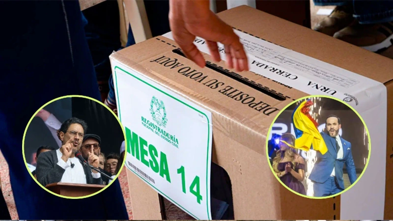De la Espriella y Cepeda cerraron campañas mientras avanzan las votaciones fuera del país.