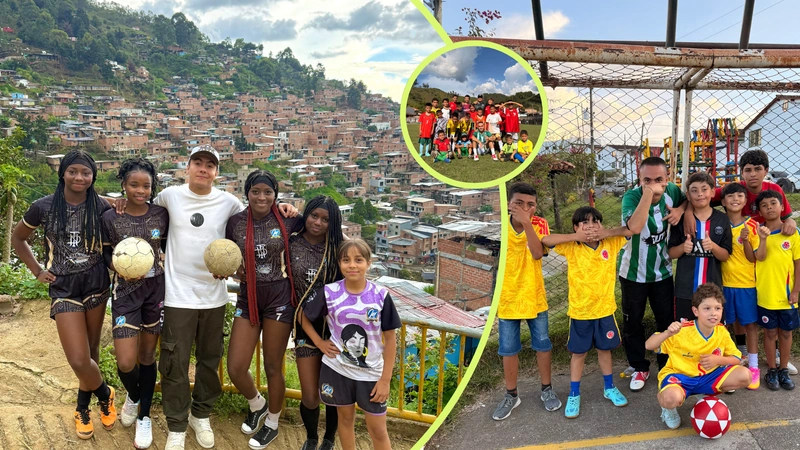 Futbolito recorre Antioquia para mostrar cómo el fútbol se vive en barrios, veredas y canchas. Fotos: cortesía