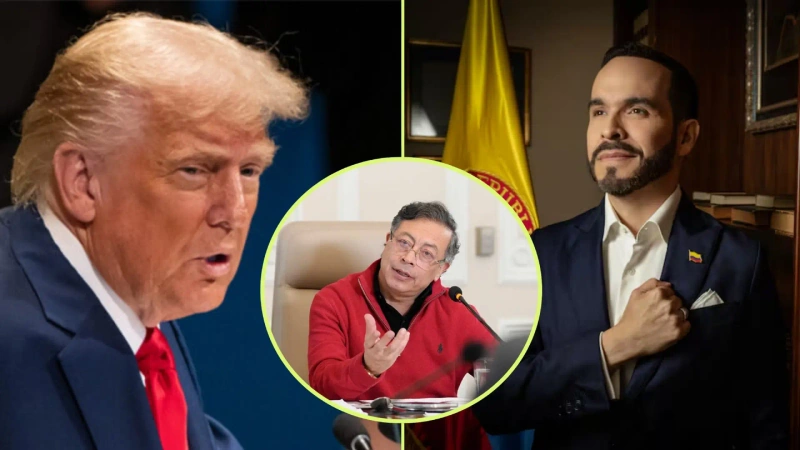 La reacción de Petro se produjo después de que Trump felicitara a Abelardo de la Espriella por su victoria en la primera vuelta presidencial. Fotos: cortesía