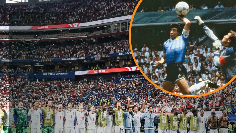 Inglaterra avanzó con dudas a octavos de final y ahora le toca enfrentarse a un fantasma del pasado en el estadio Azteca frente a México por los octavos de final. Foto: AFP.