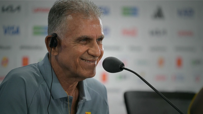 Carlos Queiroz, actual técnico de la Selección de Ghana, calentó el ambiente previo al juego frente a Colombia por los dieciseisavos de final del Mundial 2026. Foto: AFP.