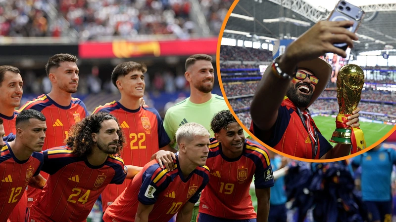 España es el primer finalista de la Copa del Mundo 2026 y espera rival entre Argentina e Inglaterra. Tomado de AFP.