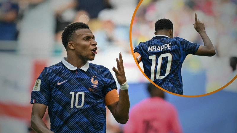 Kylian Mbappé. Fotos AFP