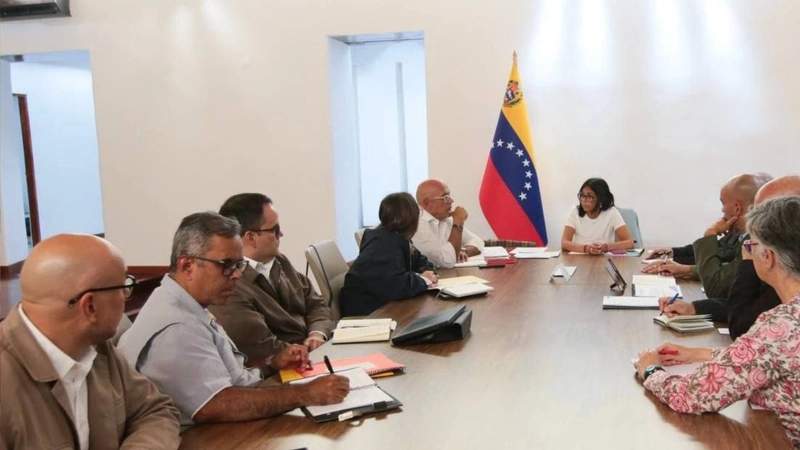 El 3 de julio venció el plazo de seis meses durante el cual Delcy Rodríguez ha ejercido como presidenta encargada de Venezuela, tras la captura de Nicolás Maduro por parte de autoridades de Estados Unidos. Foto: tomada de X @Asamblea_Ven