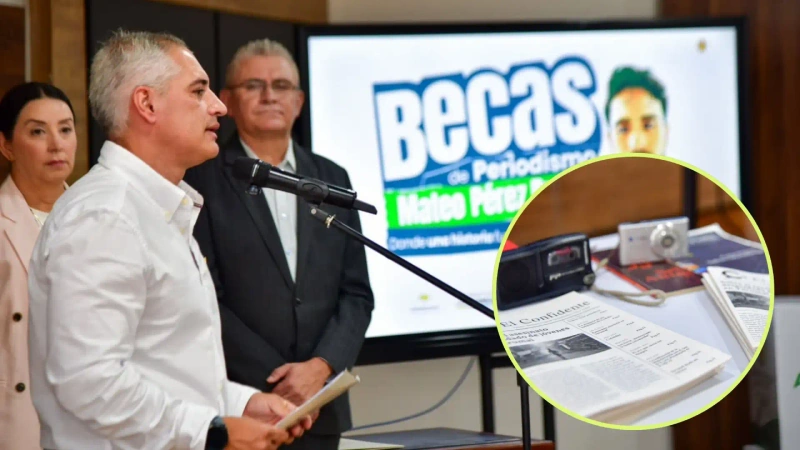 Según las autoridades en Antioquia, estas becas buscan impulsar el periodismo regional mediante oportunidades de formación para jóvenes. Fotos: cortesía Gobernación de Antioquia