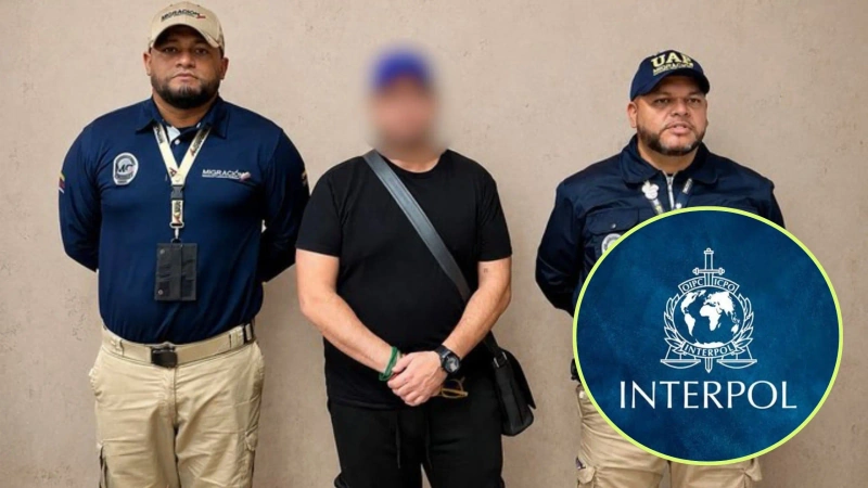 Días antes, otro extranjero con circular roja de Interpol fue capturado en la misma terminal. Foto: cortesía.