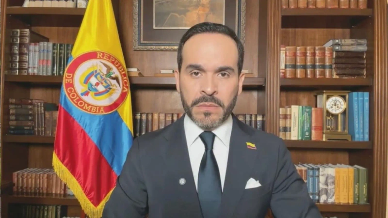 El presidente electo sostuvo que Petro “ha desconocido” su elección y su credencial como presidente. Foto: captura de video