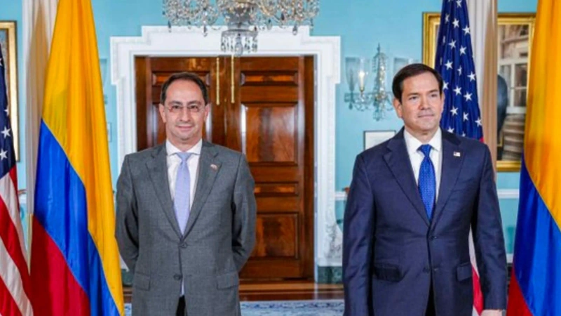 Restrepo lideró el encuentro con la delegación de EE. UU. por instrucción del presidente electo. Foto: cortesía